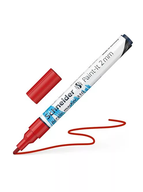 Dekormarker, akril, 2 mm, SCHNEIDER "Paint-It 310", piros (TSC310P)