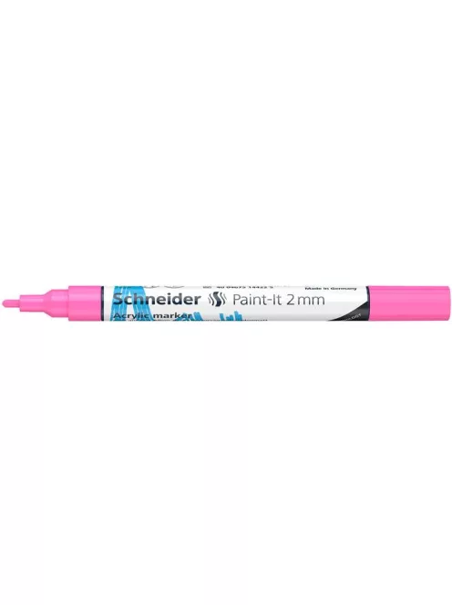 Dekormarker, akril, 2 mm, SCHNEIDER "Paint-It 310", rózsaszín (TSC310R)
