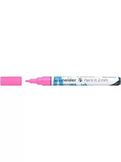 Dekormarker, akril, 2 mm, SCHNEIDER "Paint-It 310", rózsaszín (TSC310R)