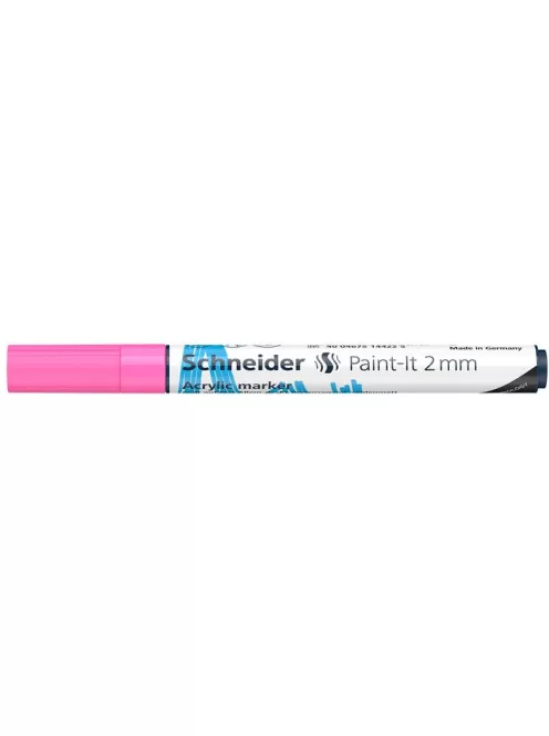 Dekormarker, akril, 2 mm, SCHNEIDER "Paint-It 310", rózsaszín (TSC310R)