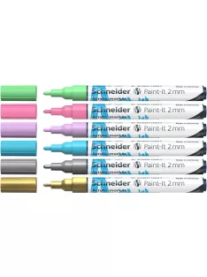   Dekormarker készlet, akril, 2 mm, SCHNEIDER "Paint-It 310", 6 különböző szín (TSC310V62)