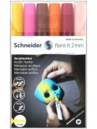 Dekormarker készlet, akril, 2 mm, SCHNEIDER "Paint-It 310", 6 különböző szín (TSC310V63)
