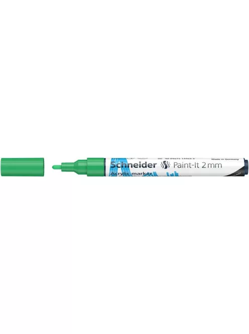 Dekormarker, akril, 2 mm, SCHNEIDER "Paint-It 310", zöld (TSC310Z)