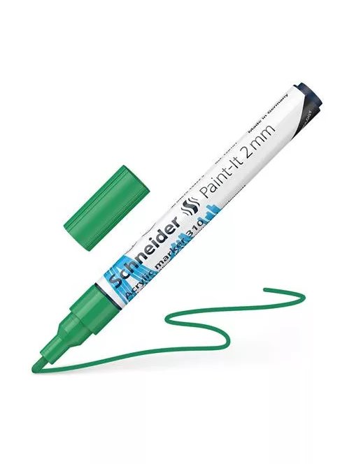 Dekormarker, akril, 2 mm, SCHNEIDER "Paint-It 310", zöld (TSC310Z)