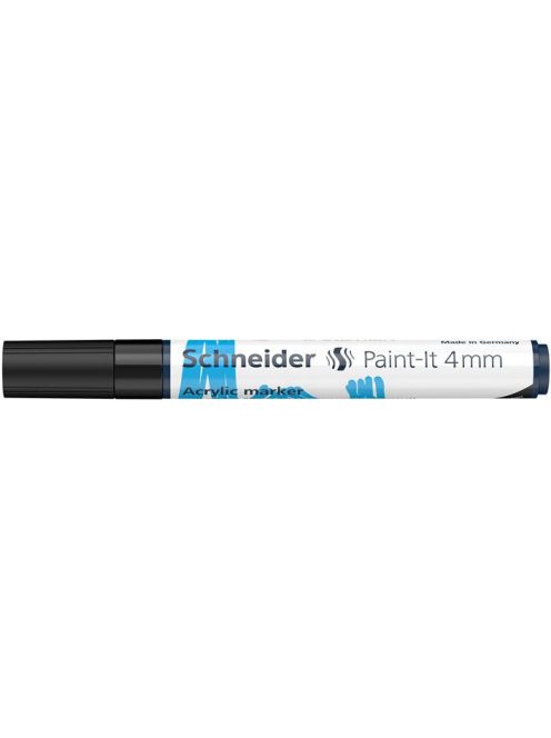 Dekormarker, akril, 4 mm, SCHNEIDER "Paint-It 320" , fekete (TSC320FK)