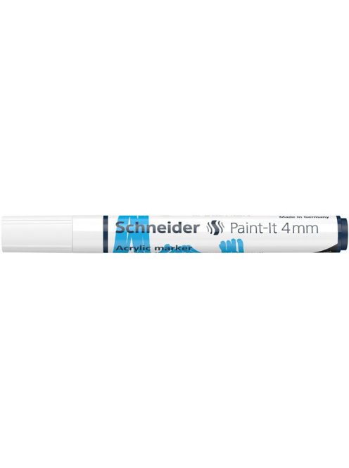 Dekormarker, akril, 4 mm, SCHNEIDER "Paint-It 320", fehér (TSC320F)