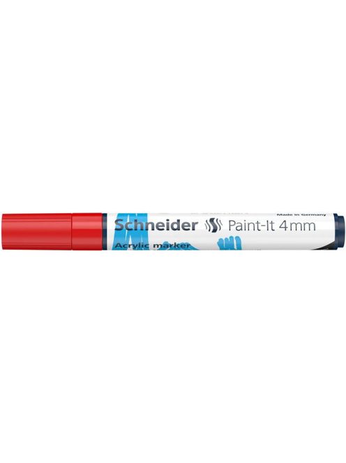 Dekormarker, akril, 4 mm, SCHNEIDER "Paint-It 320", piros (TSC320P)