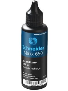   Utántöltő palack "Maxx 230 és 280" alkoholos markerekhez, 50 ml, SCHNEIDER "Maxx 650", fekete (TSC650FK)
