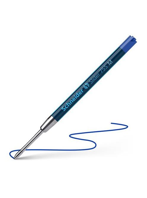 Golyóstollbetét, 0,5 mm, SCHNEIDER "Slider 755", kék (TSC755K1)