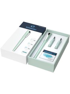   Töltőtoll ajándékszett, 1,1 mm, ajándék 1,5 és 1,8 mm-es tollheggyel, SCHNEIDER "Callissima", mentazöld (TSCCALMZ)