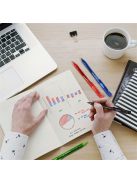 Golyóstoll, 0,5 mm, nyomógombos, SCHNEIDER "Fave", kék (TSCFAVEK)