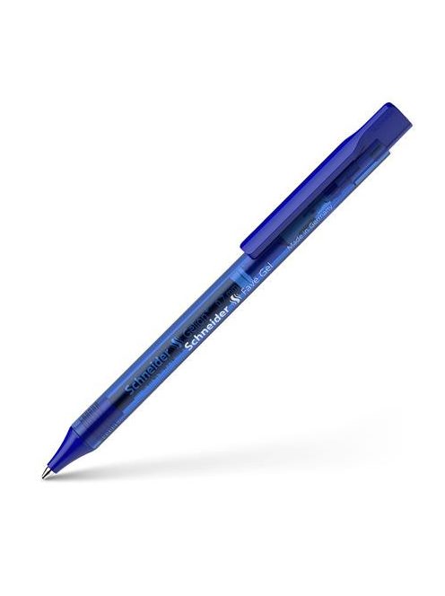 Zseléstoll, 0,4 mm, nyomógombos, SCHNEIDER "Fave Gel", kék (TSCFGEL01K)