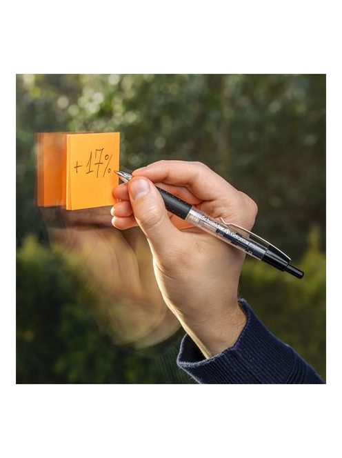 Zseléstoll, 0,4 mm, nyomógombos, SCHNEIDER "Gelion +", fekete (TSCGEL1FK)