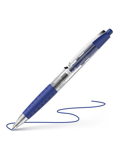 Zseléstoll, 0,4 mm, nyomógombos, SCHNEIDER "Gelion +", kék (TSCGEL1K)