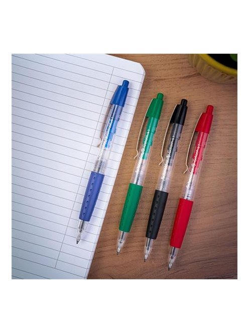 Zseléstoll, 0,4 mm, nyomógombos, SCHNEIDER "Gelion +", kék (TSCGEL1K)