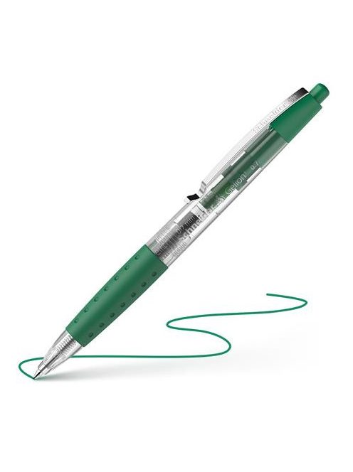 Zseléstoll, 0,4 mm, nyomógombos, SCHNEIDER "Gelion +", zöld (TSCGEL1Z)