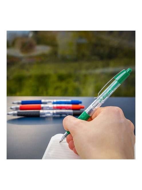 Zseléstoll, 0,4 mm, nyomógombos, SCHNEIDER "Gelion +", zöld (TSCGEL1Z)