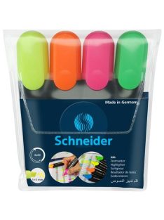   Szövegkiemelő készlet, 1-5 mm, SCHNEIDER "Job 150", 4 különböző szín (TSCJOB150V4)
