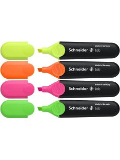   Szövegkiemelő készlet, 1-5 mm, SCHNEIDER "Job 150", 4 különböző szín (TSCJOB150V4)