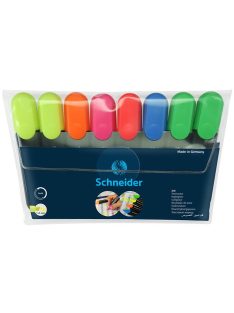   Szövegkiemelő készlet, 1-5 mm, SCHNEIDER "Job 150", 6+2 szín (TSCJOB150V8)