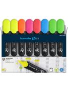 Szövegkiemelő készlet, 1-5 mm, SCHNEIDER "Job 150", 6+2 szín (TSCJOB150V8)