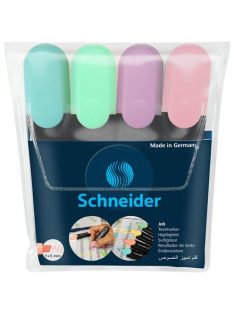   Szövegkiemelő készlet, 1-5 mm, SCHNEIDER "Job Pastel", 4 különböző pasztell szín (TSCJOBPV4)