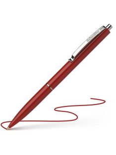   Golyóstoll, 0,5 mm, nyomógombos, SCHNEIDER "K15", piros (TSCK15P)