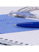 Golyóstoll, 0,5 mm, nyomógombos, SCHNEIDER "K15", piros (TSCK15P)