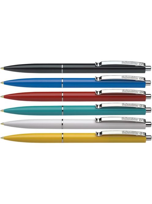 Golyóstoll, 0,5 mm, nyomógombos, vegyes tolltest, SCHNEIDER "K15", kék (TSCK15V50)