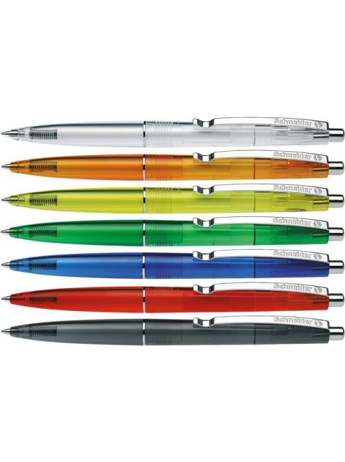 Golyóstoll, 0,5 mm, nyomógombos, vegyes színű test, SCHNEIDER "K20 Icy", kék (TSCK20V20)