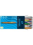 Golyóstoll, 0,5 mm, nyomógombos, vegyes színű test, SCHNEIDER "K20 Icy", kék (TSCK20V20)