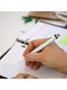 Golyóstoll, 0,5 mm, nyomógombos, SCHNEIDER "K3 Biosafe", kék (TSCK3K)