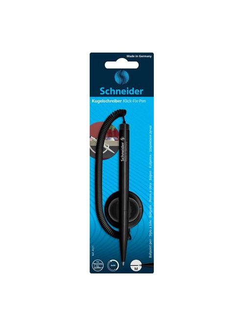 Ügyféltoll, SCHNEIDER "Klick-Fix Pen", fekete (TSCKFPFK)