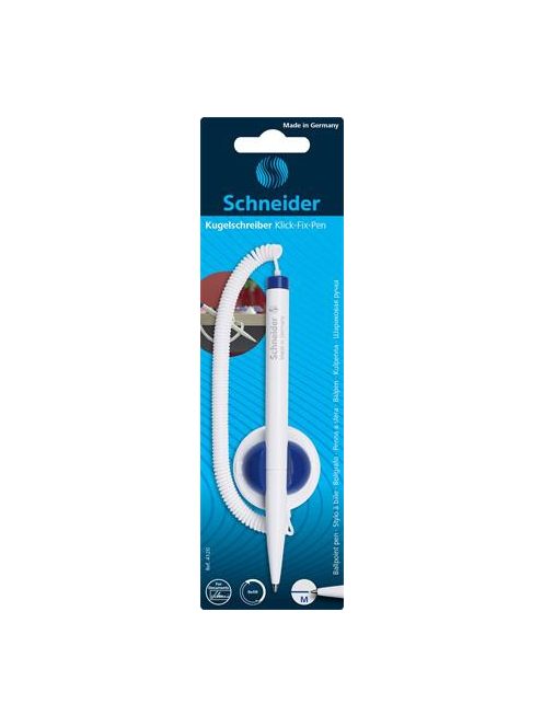 Ügyféltoll, SCHNEIDER "Klick-Fix Pen", fehér-kék (TSCKFP)