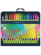Tűfilc készlet, 0,4 mm, SCHNEIDER "Line-Up", 16 különböző szín (TSCLINEV16)