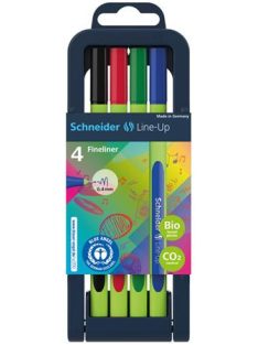   Tűfilc készlet, 0,4 mm, SCHNEIDER "Line-Up", 4 különböző szín (TSCLINEV4)