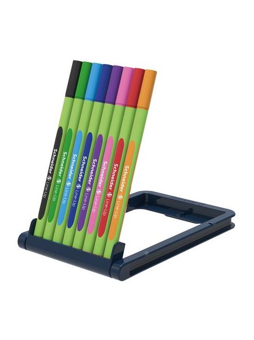 Tűfilc készlet, 0,4 mm, SCHNEIDER "Line-Up", 8 különböző szín (TSCLINEV8)