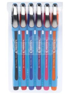   Golyóstoll, 0,7 mm, kupakos, SCHNEIDER "Slider Memo XB", fekete (TSCMEMFK)