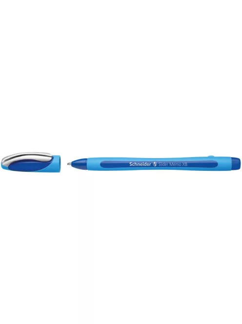 Golyóstoll, 0,7 mm, kupakos, SCHNEIDER "Slider Memo XB", kék (TSCMEMK)