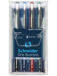   Rollertoll készlet, 0,6 mm, "SCHNEIDER "One Business", 4 szín (TSCOBK4)