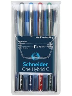   Rollertoll készlet, 0,3 mm, SCHNEIDER "One Hybrid C", 4 szín (TSCOHC03K4)