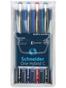 Rollertoll készlet, 0,5 mm, SCHNEIDER "One Hybrid C", 4 szín (TSCOHC05K4)