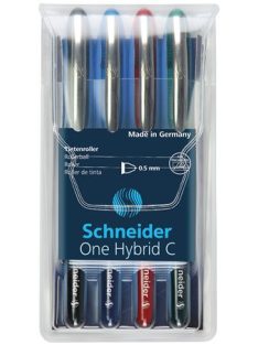   Rollertoll készlet, 0,5 mm, SCHNEIDER "One Hybrid C", 4 szín (TSCOHC05K4)