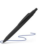 Golyóstoll, 0,5 mm, nyomógombos, fekete színű tolltest, SCHNEIDER "Reco", kék (TSCRECOMFU)