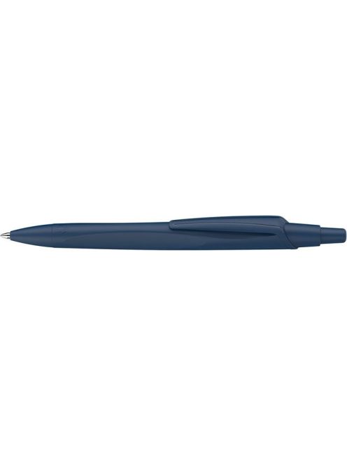 Golyóstoll, 0,5 mm, nyomógombos, sötétkék színű tolltest, SCHNEIDER "Reco", kék (TSCRECOMKU)