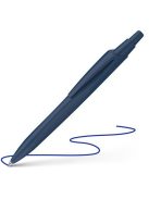 Golyóstoll, 0,5 mm, nyomógombos, sötétkék színű tolltest, SCHNEIDER "Reco", kék (TSCRECOMKU)