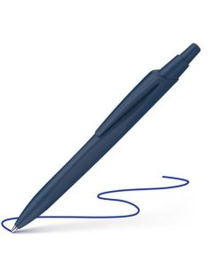   Golyóstoll, 0,5 mm, nyomógombos, sötétkék színű tolltest, SCHNEIDER "Reco", kék (TSCRECOMKU)