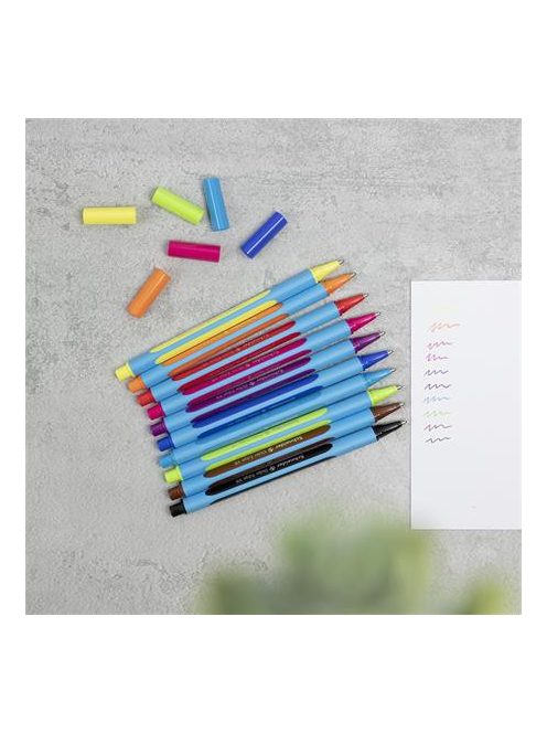 Golyóstoll, 0,7 mm, kupakos, SCHNEIDER "Slider Edge XB", fekete (TSCSLEXBFK)