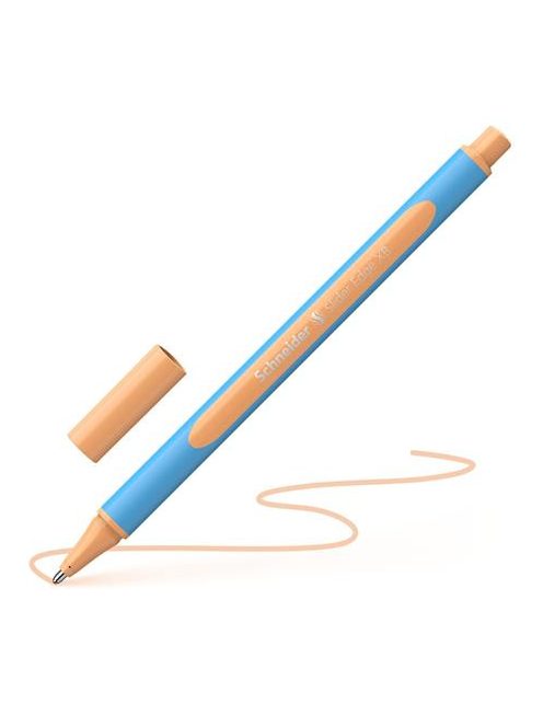 Golyóstoll, 0,7 mm, kupakos, SCHNEIDER "Slider Edge XB Pastel", barack (TSCSLEXBPB)