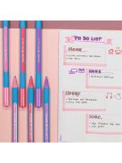 Golyóstoll, 0,7 mm, kupakos, SCHNEIDER "Slider Edge XB Pastel", lila (TSCSLEXBPL)